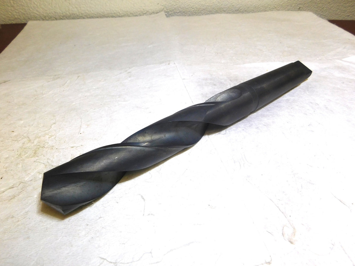 Interstate HSS 5MT Taper Shank Drill Bit 1-25/32 118º Pt 17-1/8 OAL 01551506