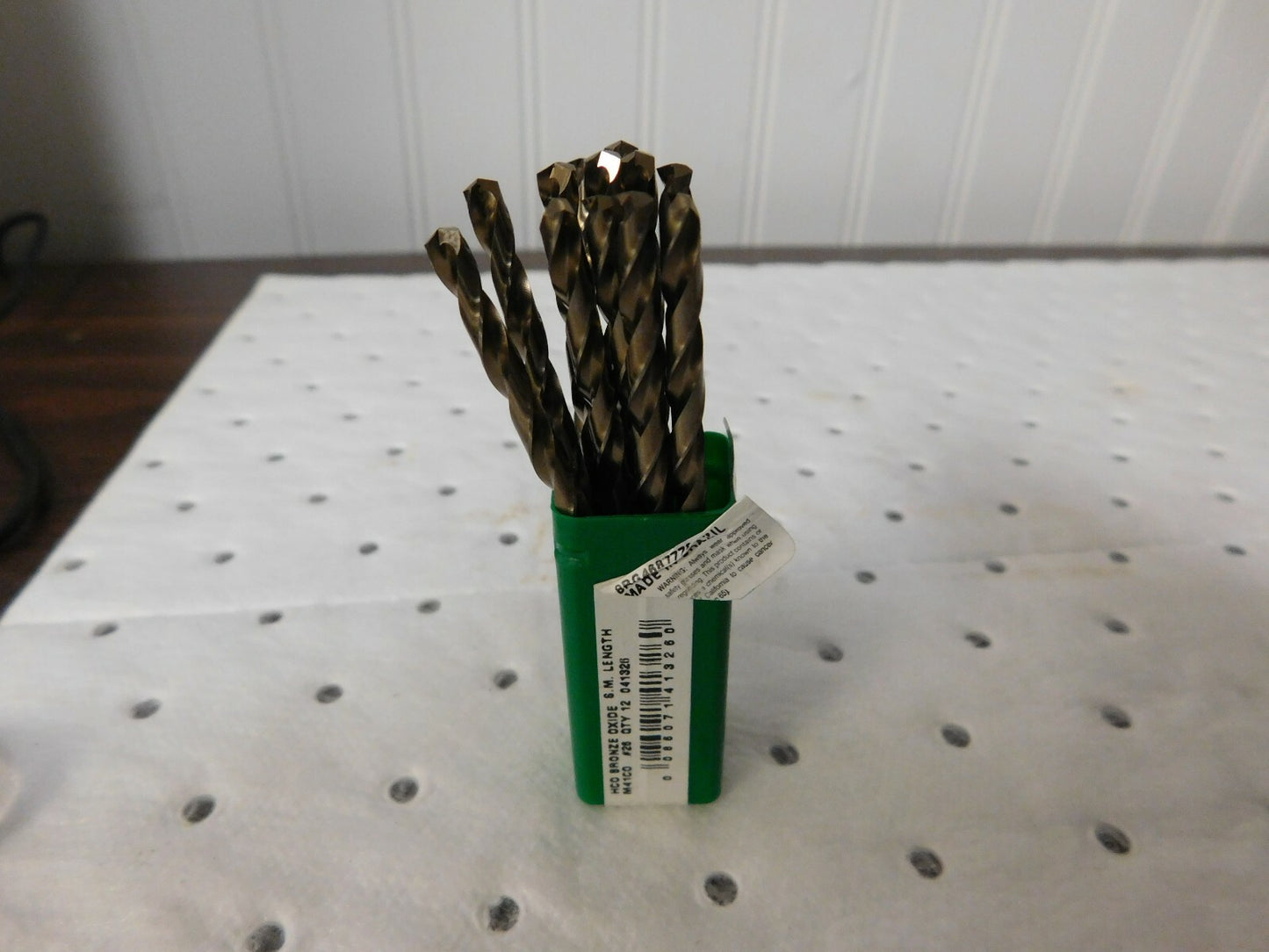 Precision  #26 135° Spiral Flute Cobalt Screw Machine Drill Bit QTY 12 041326