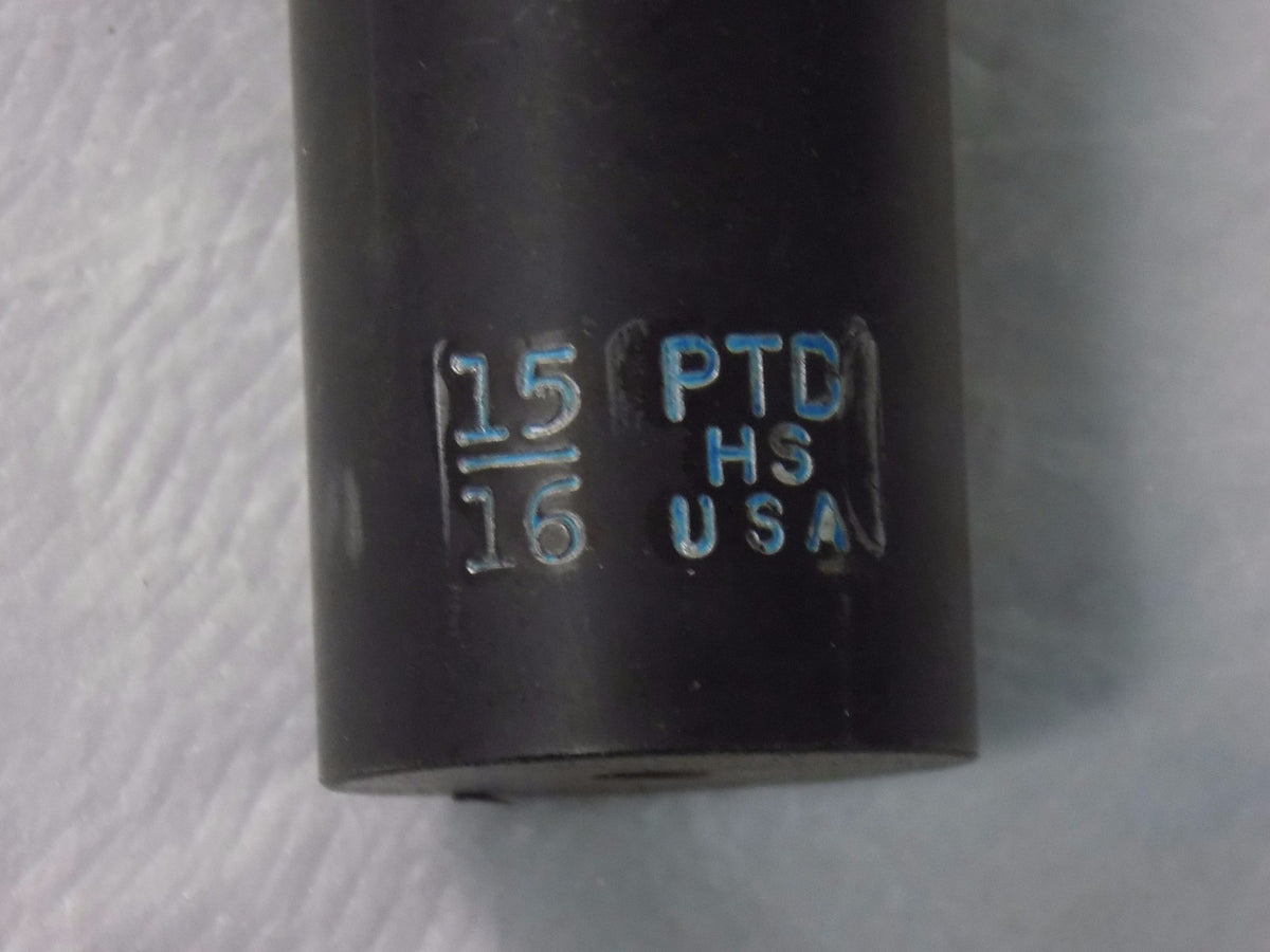 Precision #02411445 HS Drill Bit 15/16" x 24" Spiral 2FL Straight Shan