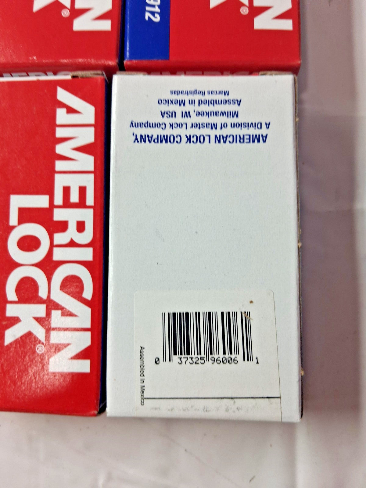 American Lock Aluminum Lockout Padlock Keyed Different QTY6 A1106BLU