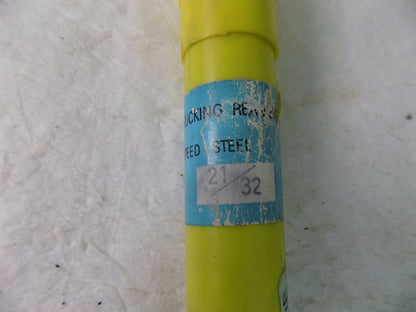 DTC #0253-0426 21/32" x 9" HSS 2MT Taper Shank RH 8FL Expansion Chucking Reamer