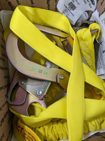 PRO-SAFE 6 ft. 350 Lb Cap., 2 Leg Locking Snap Hook Harness PS-SA-LN17