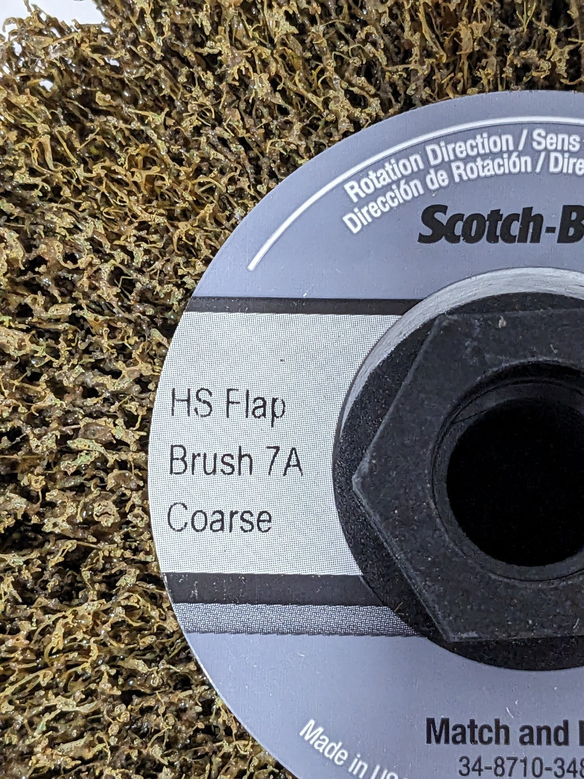 3M 4-1/2 x 4" Aluminum Oxide Unmounted Flap Wheel 7000121170