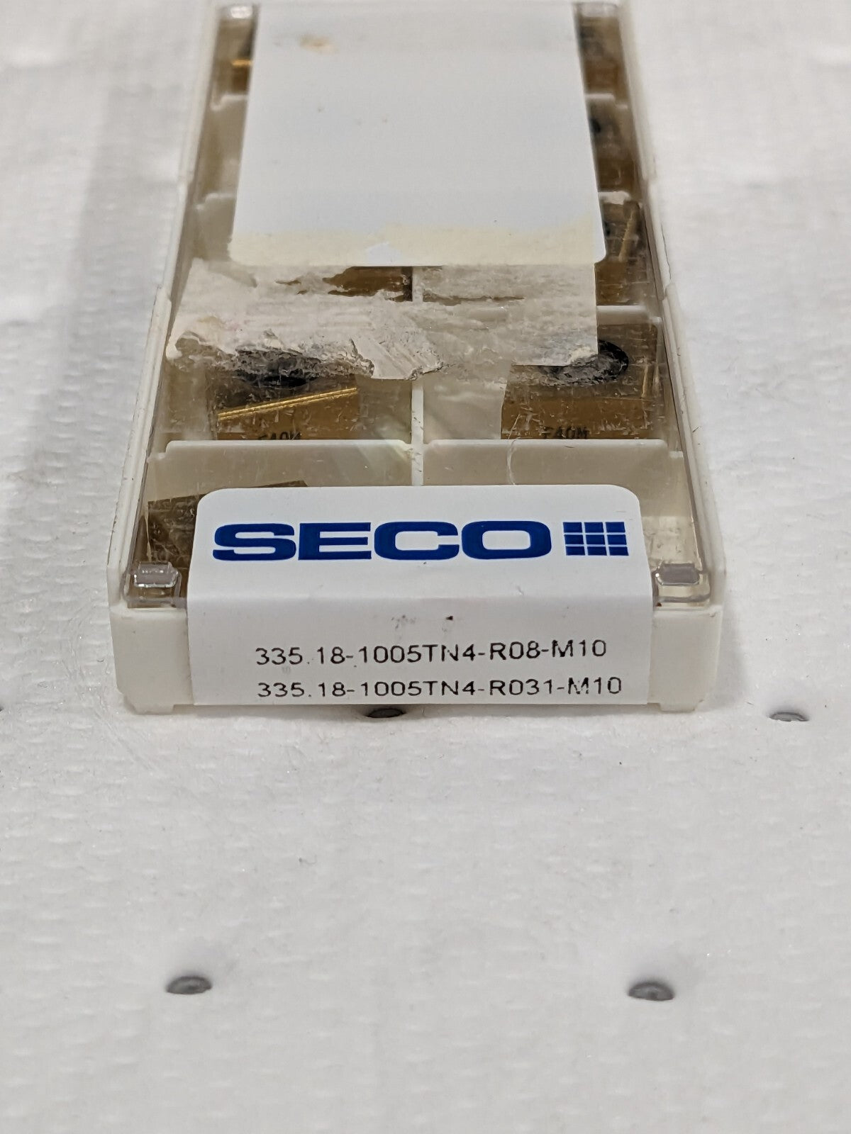 SECO Milling Insert: ANSI 335.18-1005TN4-R031-M10 Qty 10 02205497