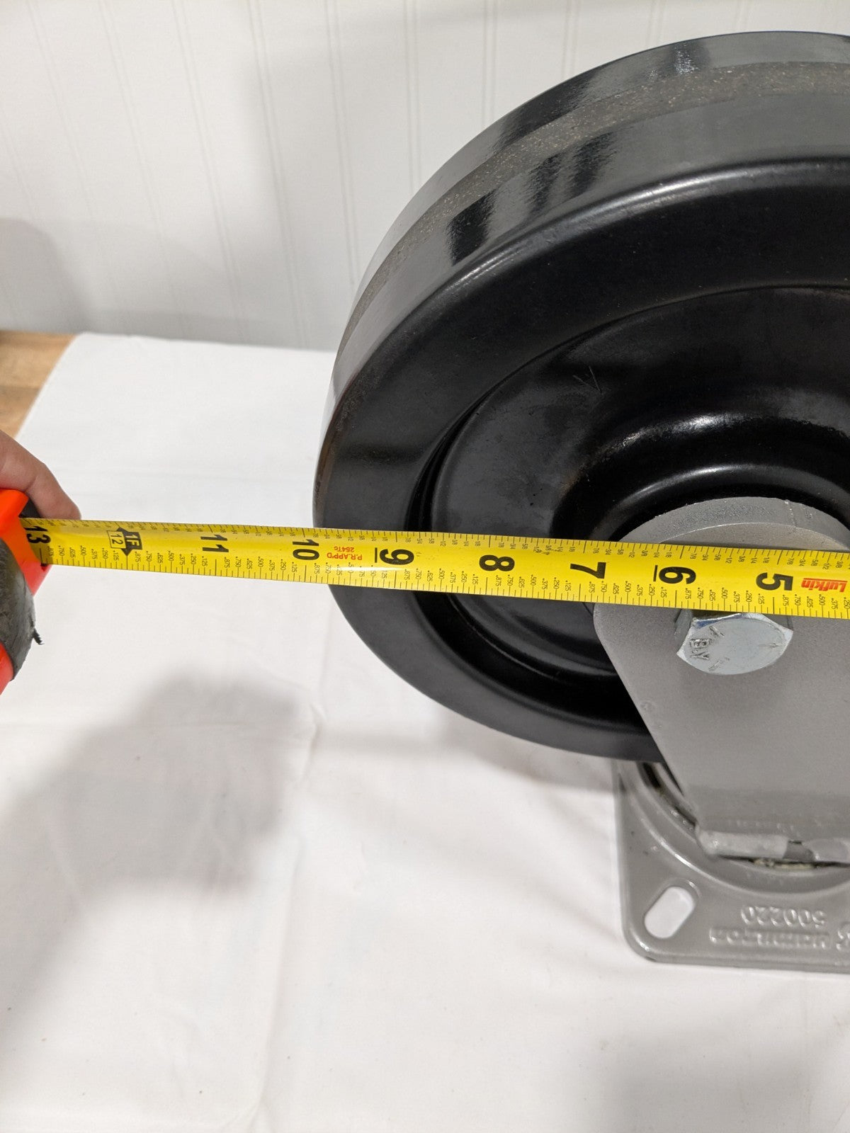 Hamilton 10" Forged Steel Caster Wheel, Swivel Top Plate 500220