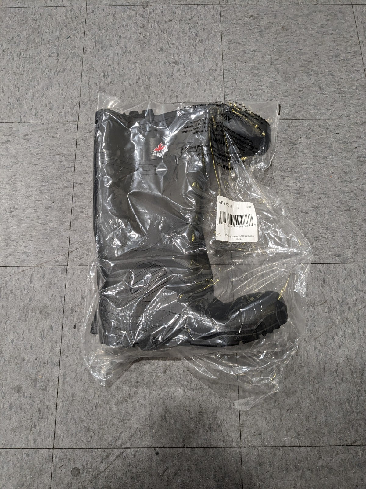 Size 11 ( US ) MCR SAFETY Steel Toe Work Boot: Size 16" High, PVC  VBS12011