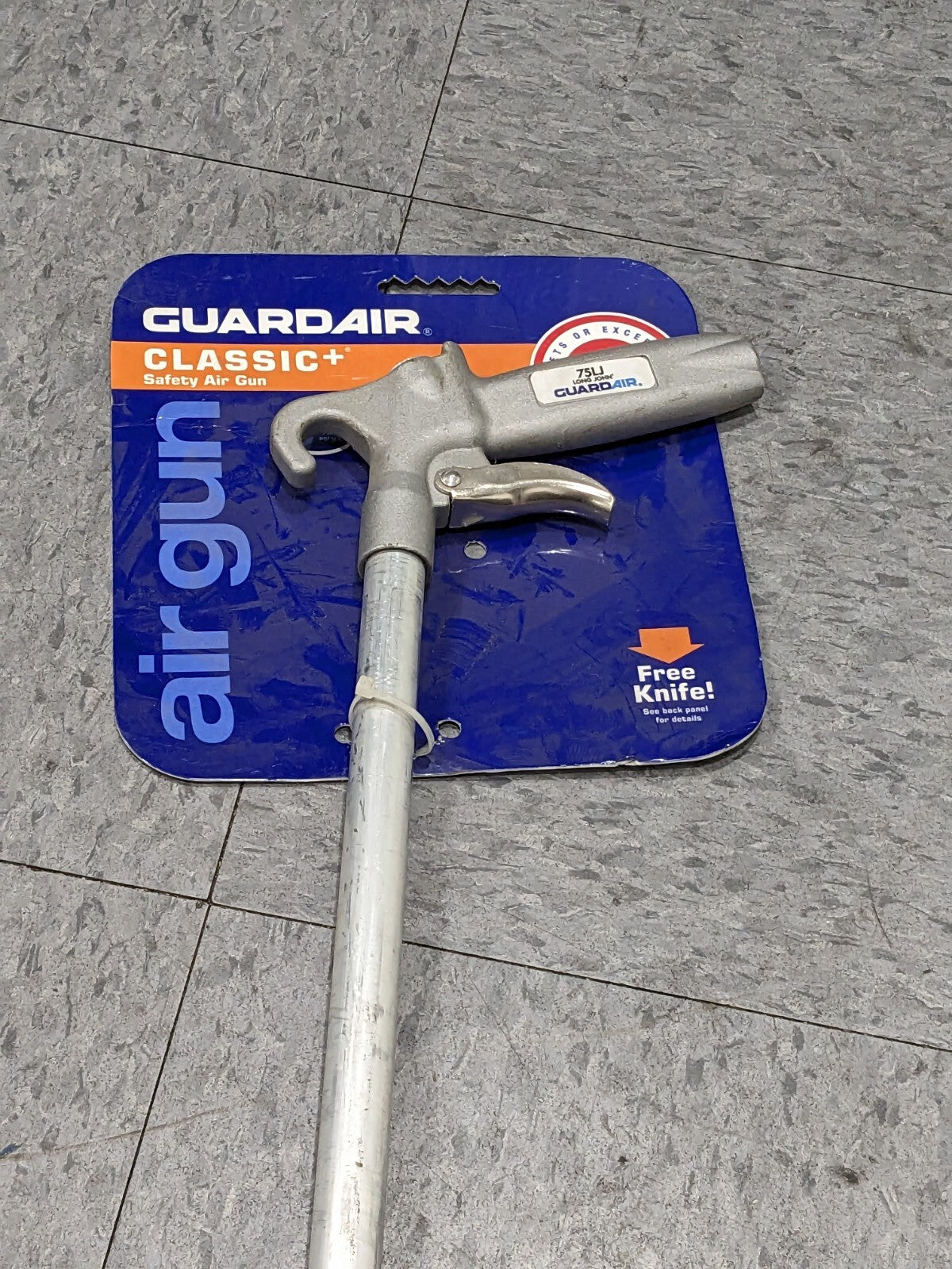 GUARDAIR Air Blow Gun: High Power Venturi Nozzle 75LJ