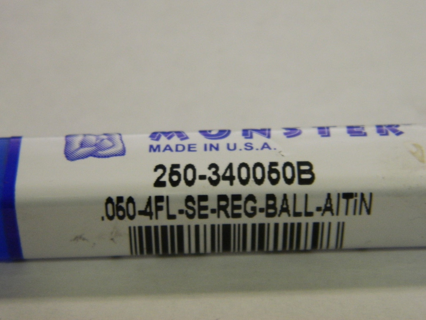 Mill Monster 1/8" X 1-1/2" 4FL Ballnose Carbide End Mill QTy 2  250-340050B