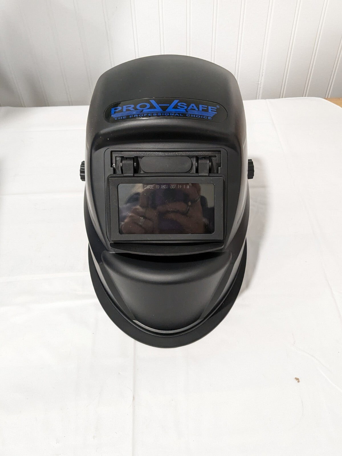 PRO-SAFE Welding Helmet: Black, Nylon, Shade 10 WH-100-ST