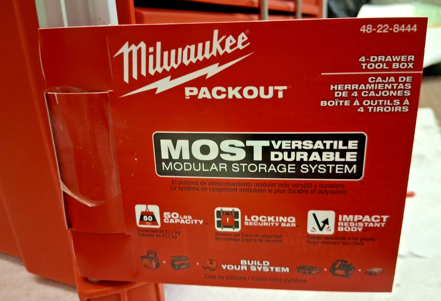 Milwaukee Tool Hard Case Mechanics Hand Tool Set 242 Pcs 48-22-9491