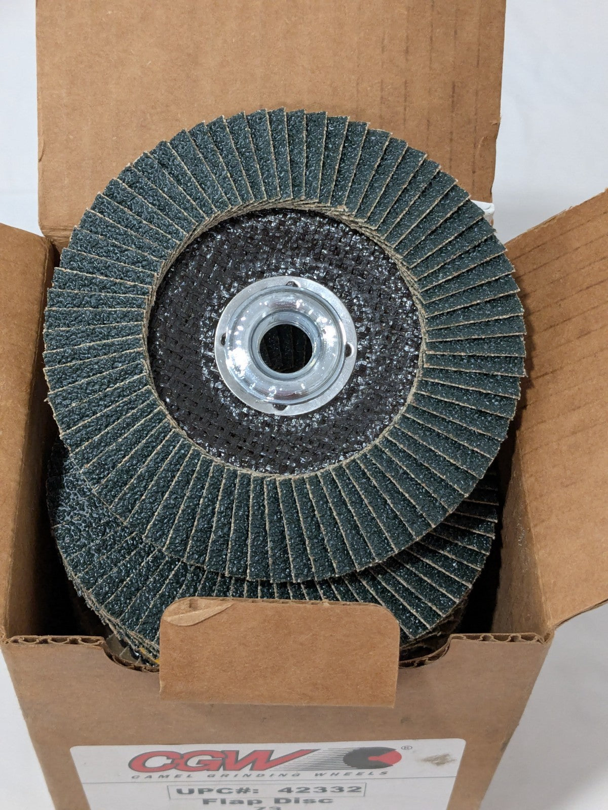 CGW Flap Disc: 4-1/2" Dia, Zirconia Alumina, Type 29 Qty 10 42332