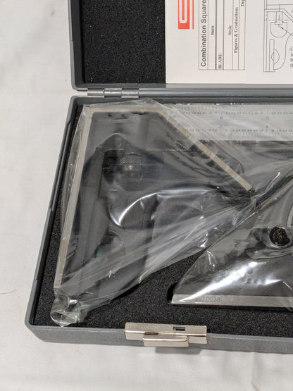 SPI 4 Piece, 12" Combination Square Set 1/16, 1/32, 1/64 & 1/8" (4R) 13-274-6