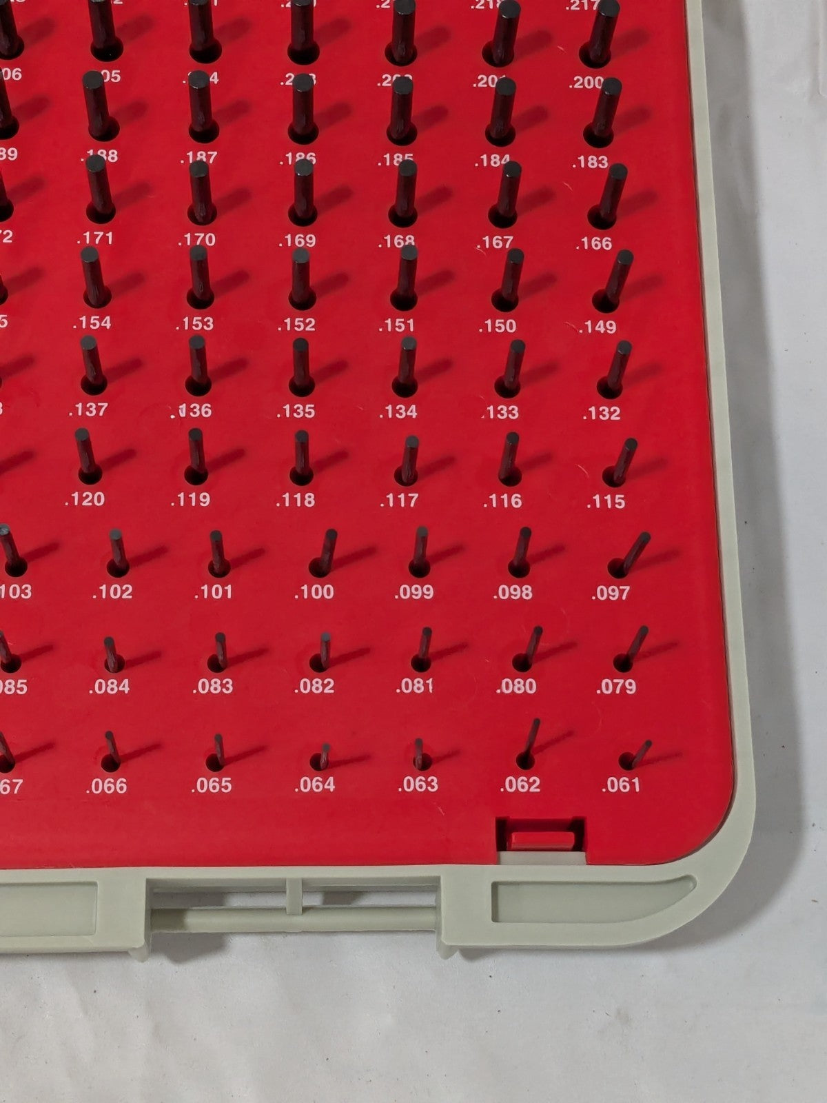 Vermont Gage 190 Pc Class ZZ Plug Gage Set: 0.061 to 0.25" Range 901100400