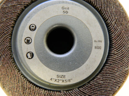 Tru-Maxx 4 x 2" 50 Grit Aluminum Oxide Unmounted Flap Wheel Qty 10 87661922