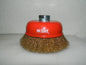 Hawk Crimped Steel Wire Cup Brush 5" Diam x M16x2 Hole Size  04186342