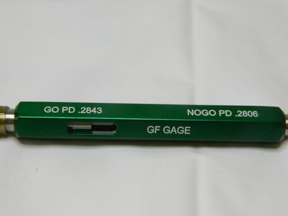 GF GAGE Truncated Taperlock Gage: 5/16-24 UNF, Go & No Go Class 2A S0312242AS