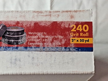 AbilityOne 220 Grit Aluminum Oxide Shop Roll 5350016315590