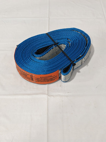 LIFT-ALL Tow Strap: 20' Long, 2" Wide Polyester TS2-80220T