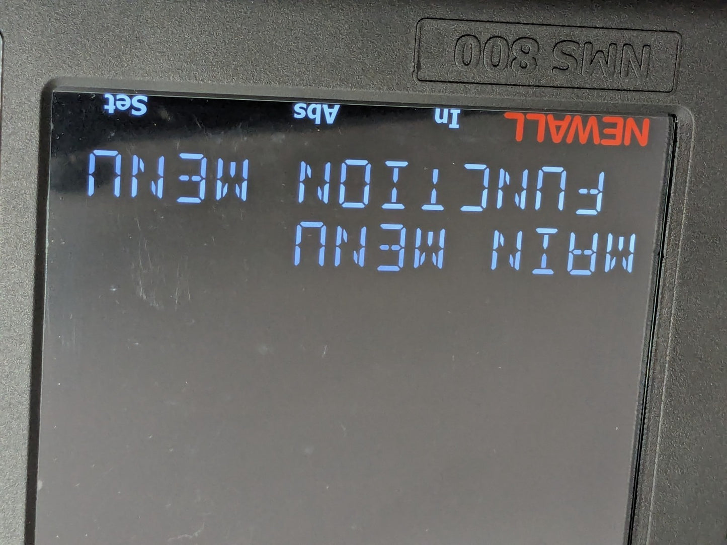 Newall 2-Axis Digital Radout (DRO) Color Display Counter NMS8021100S10
