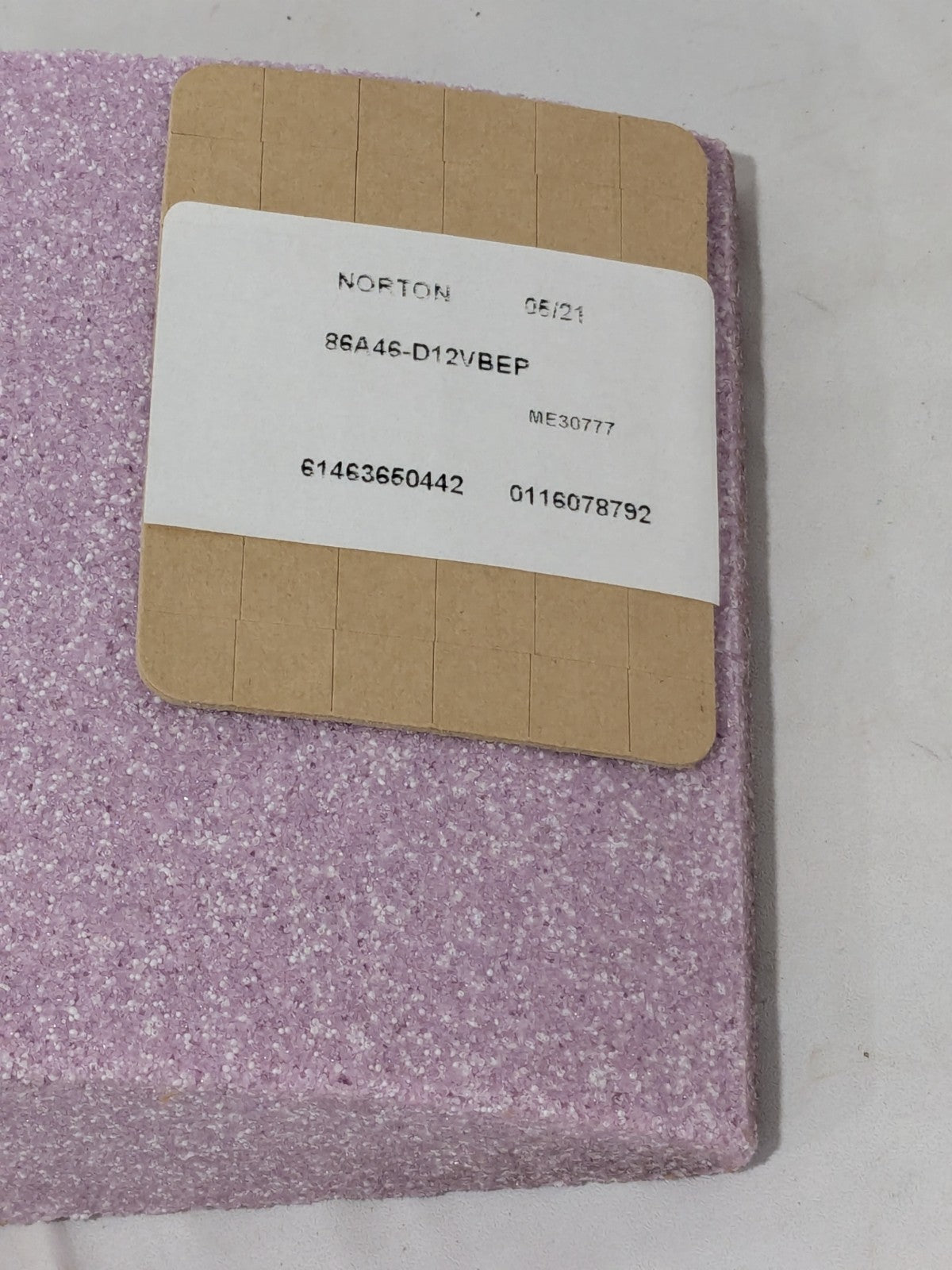 Norton Surface Grinding Segment: 11-1/4" Wide, 6" High, 2-1/4" Thick 61463650442
