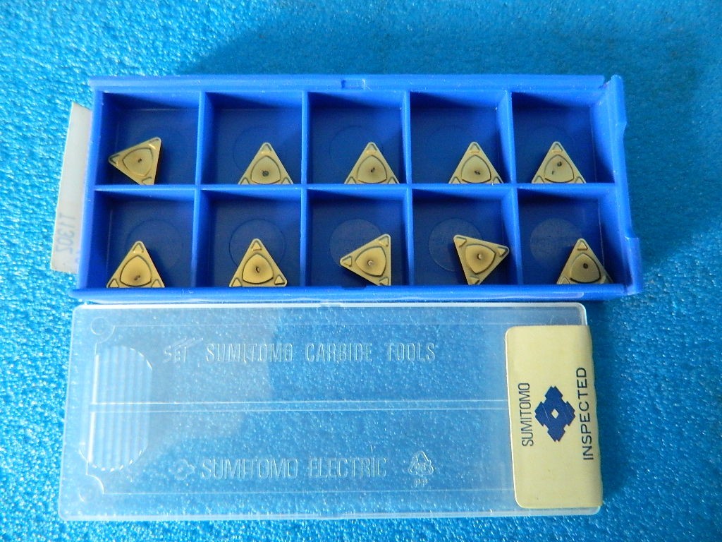 Sumitomo Indexable Carbide Inserts TPMR222EFK Qty. 10 T130Z