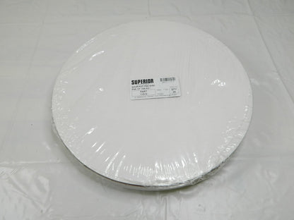Superior PSA Disc: 12" Disc Dia, 180 Grit, Aluminum Oxide Qty 25 11512