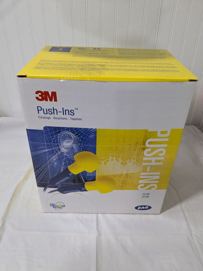 3M™ E-A-R™ Push-Ins™ Uncorded Foam Earplugs, NRR 28dB (500pr) 7000127184