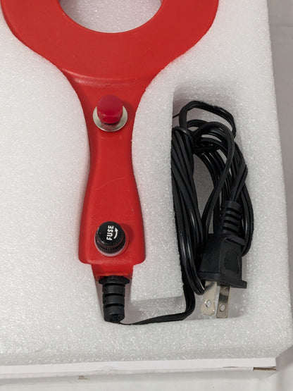 Magnetizer & Demagnetizer: 9" L x 1" H, Round Ring Opening with Handle 285-2700