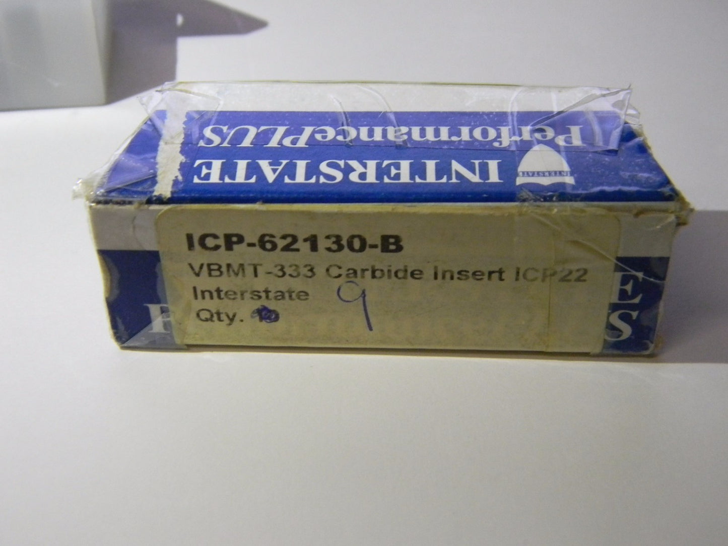 Interstate Carbide Inserts VBMT-333 Grade ICP22 Qty. 9 ICP-62130-B