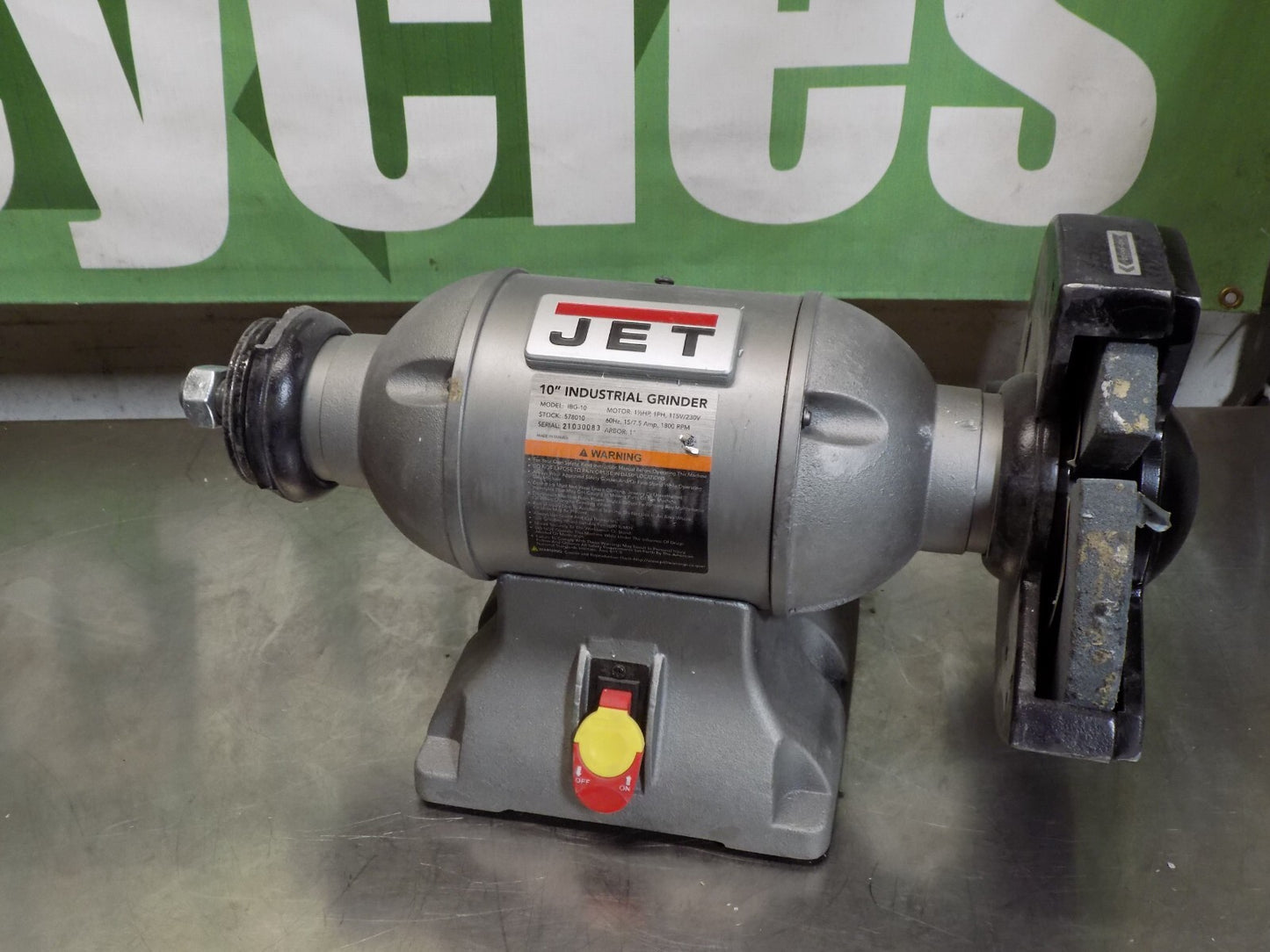 Jet 10" Industrial Bench Grinder 1800 RPM 1.5 HP 115/230v 578010 Parts/Repair