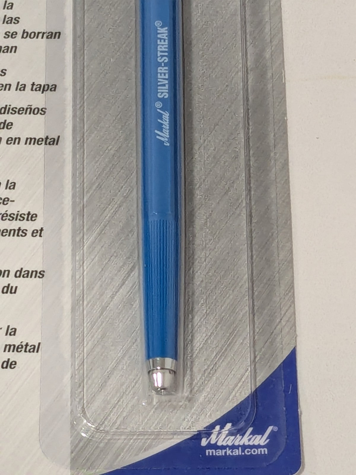 Markal Welder's Pencil: Metallic Silver, Round Tip 4 Packs 96006