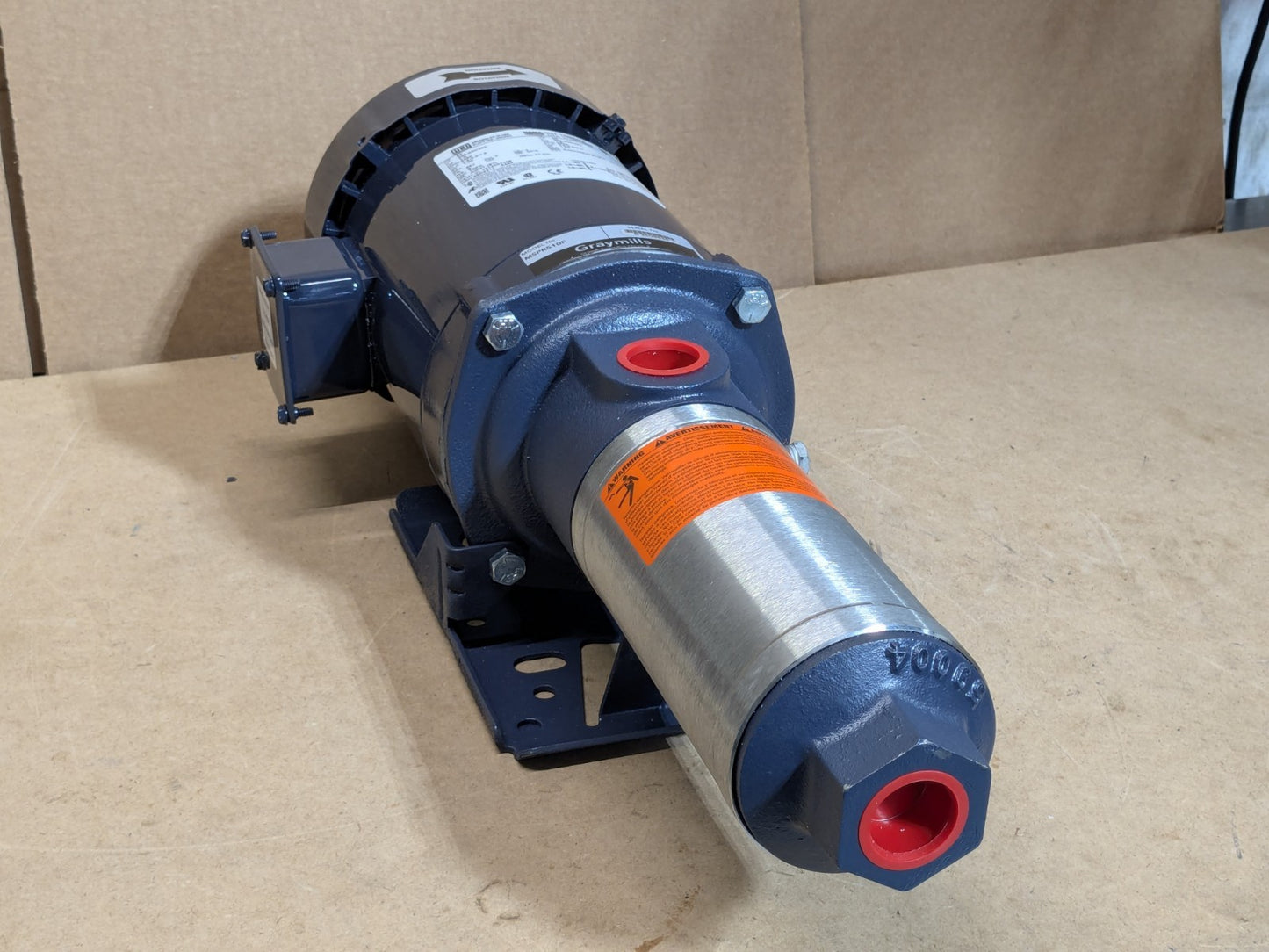 Graymills Multi-Stage Immersion Coolant Pump 1 HP 230/460v 3 Ph. MSPR5-1.0F
