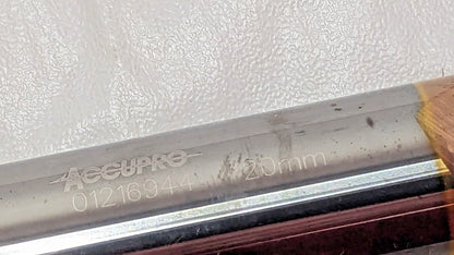 Accupro Carbide Square End Mill TiCN 20 mm Dia X 38 mm LOC 2FL 01216944