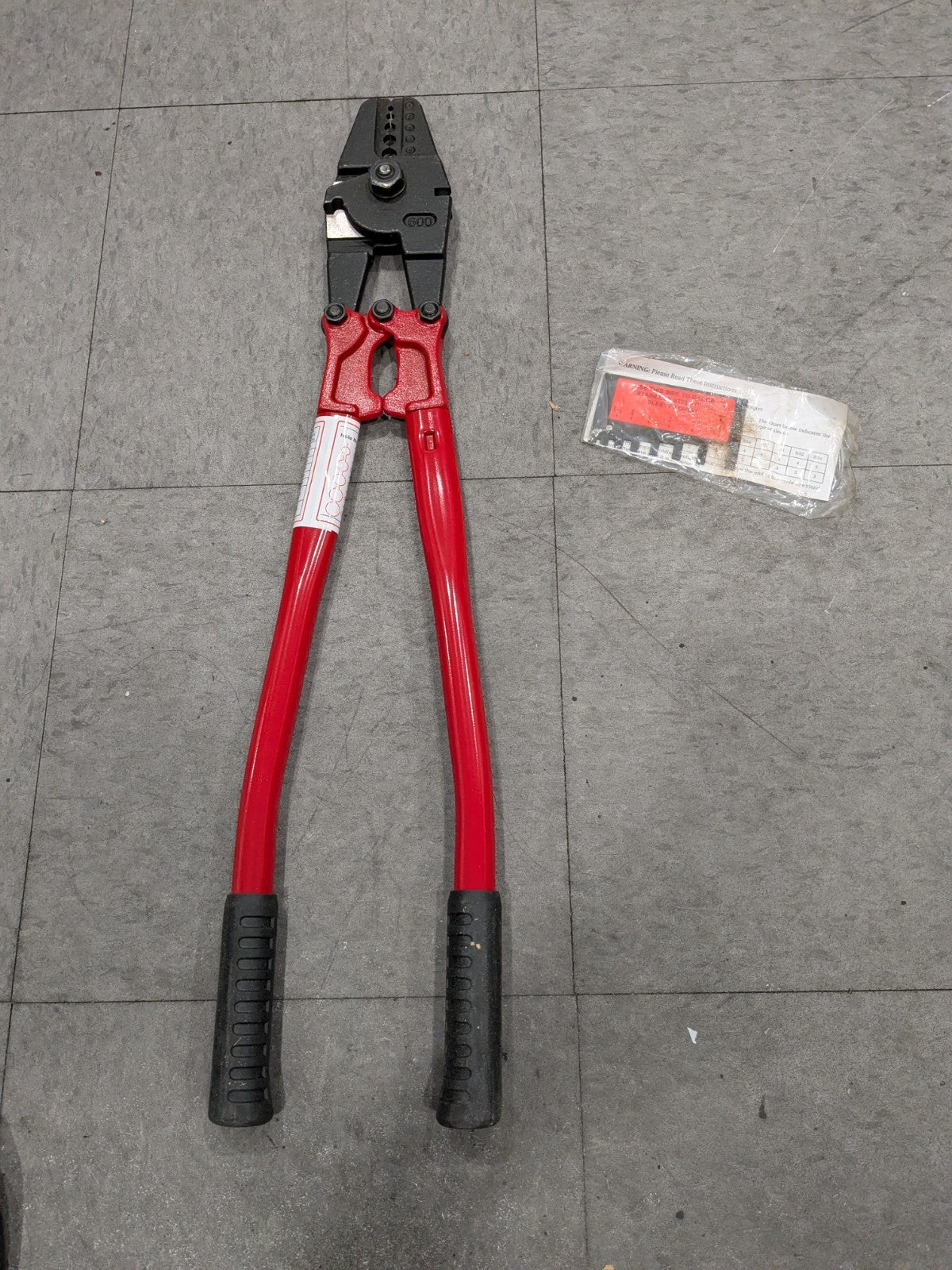 Wire Rope Multi Groove Swaging Tool: Steel 67898007
