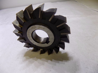 Interstate Side Milling Cutter 3-1/2" x 5/8" x 1" HSS Straight Te