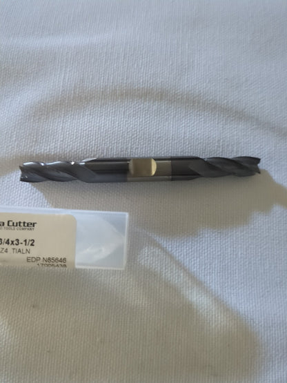 NIAGARA CUTTER Square End Mill: 5/16" Dia 4 fl carbide 17005438