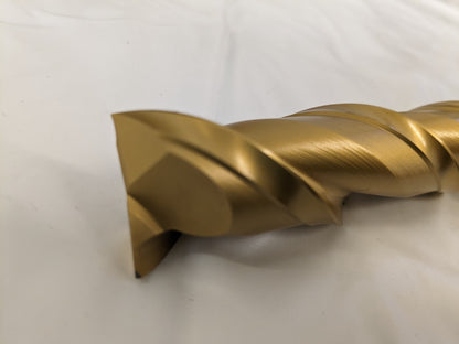 HERTEL Square End Mill: 1 Dia, 6 LOC, 2 Fl HSS GH072064