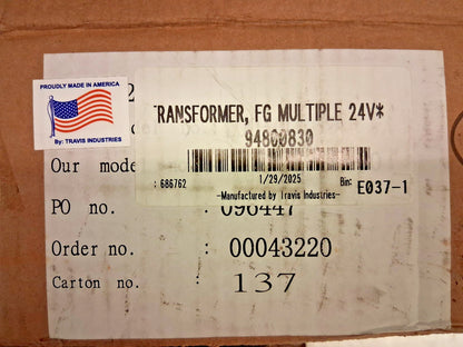 Travis Industries Tempest Fire Garden 24volt Transformer 94800830
