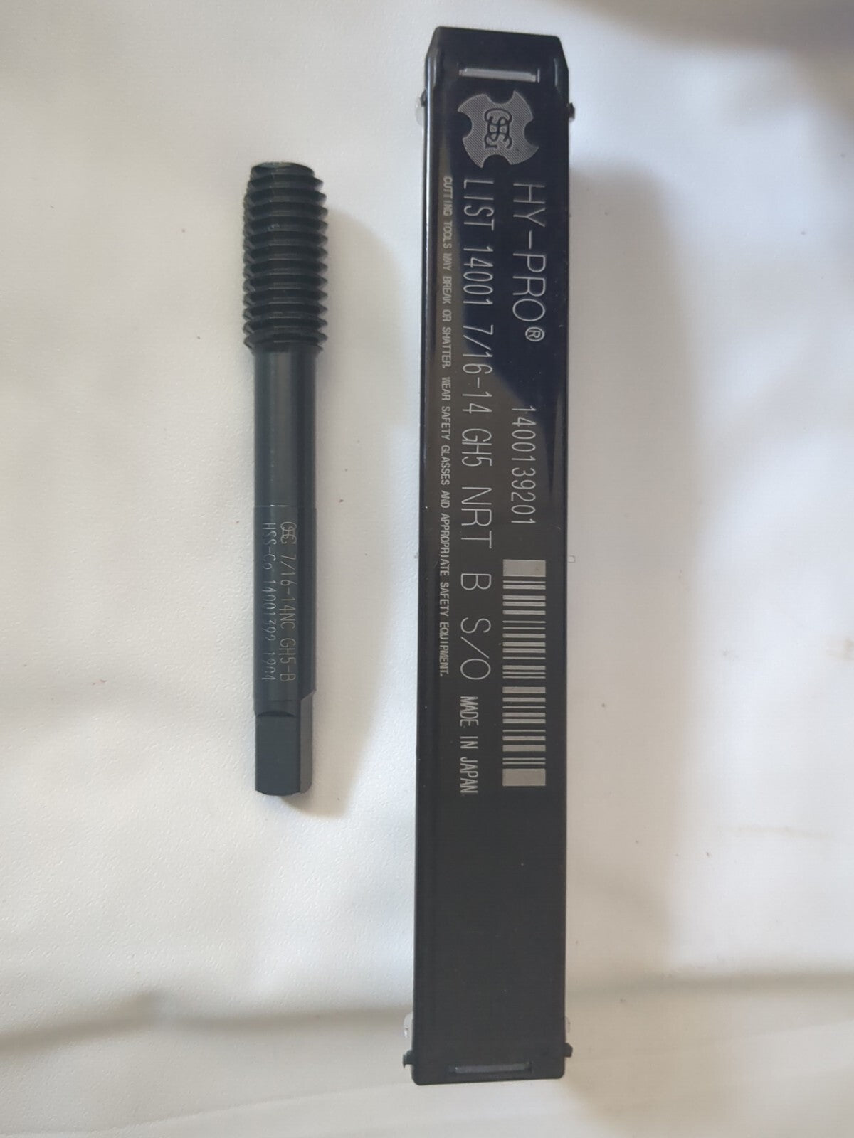 OSG Thread Forming Tap: 7/16-14 UNC Cobalt, Steam Oxide Finish 1400139201