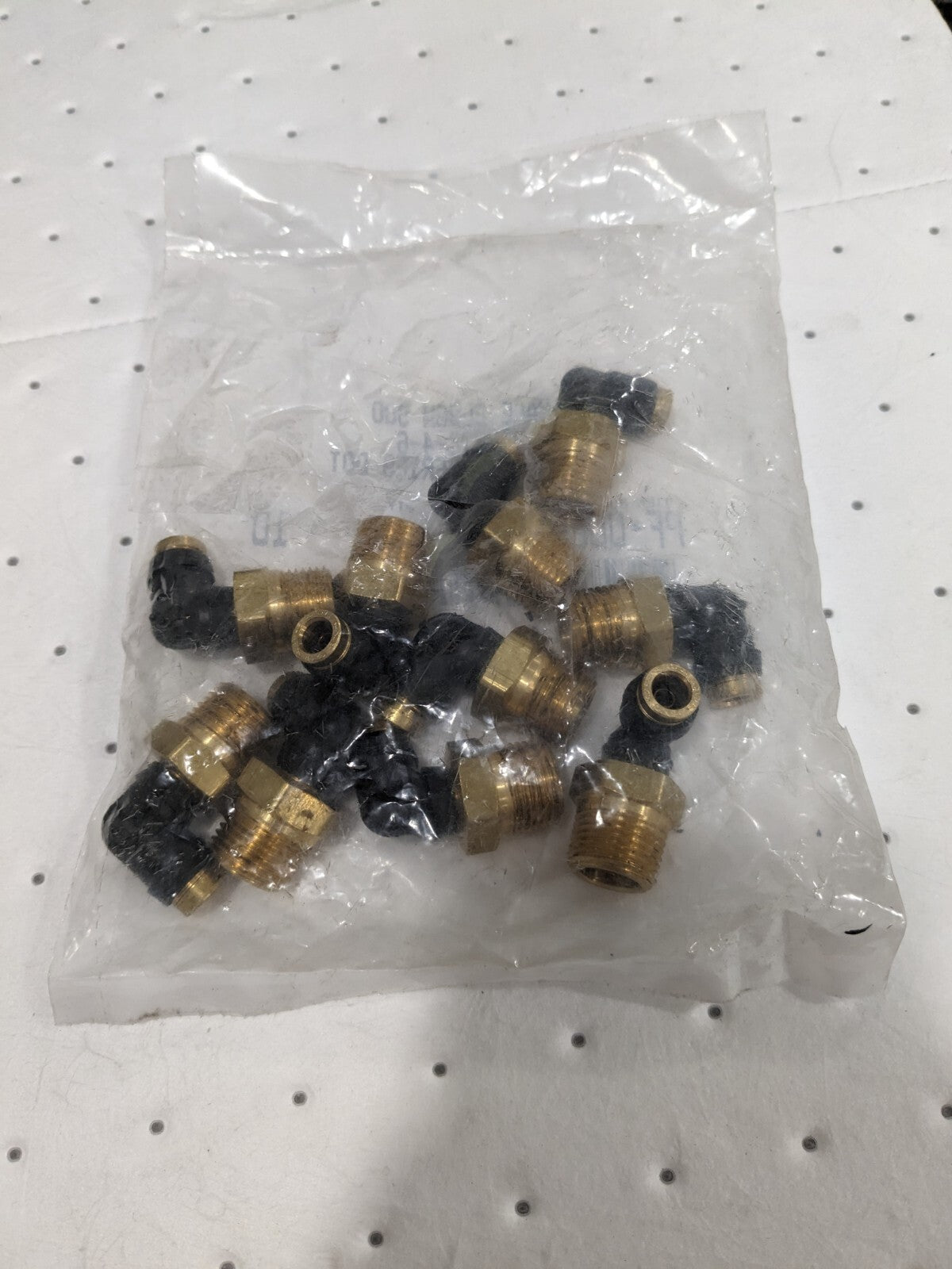 PARKER Push-to-Connect Tube x MNPT x Tube x Male Fitting Qty 10 PF-00055