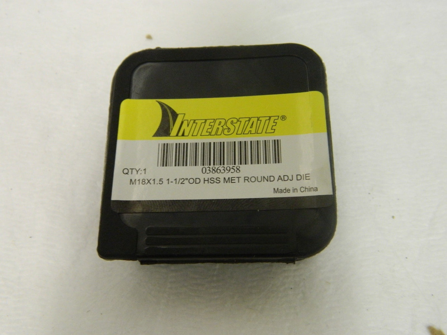 Interstate 03863958 M18 x 1.5" 1-1/2" Od HSS Round Die Qty. 1