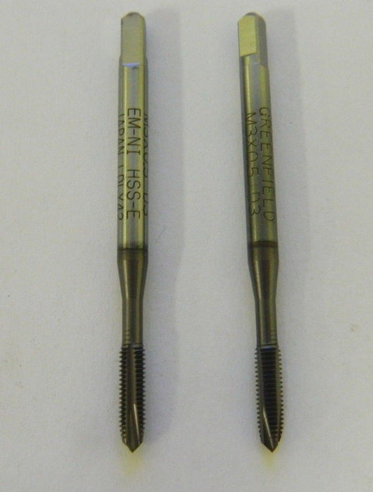 Widia Spiral Point Taps M3 X 0.50" 3FL D3 TiCN Qty. 2 #87421