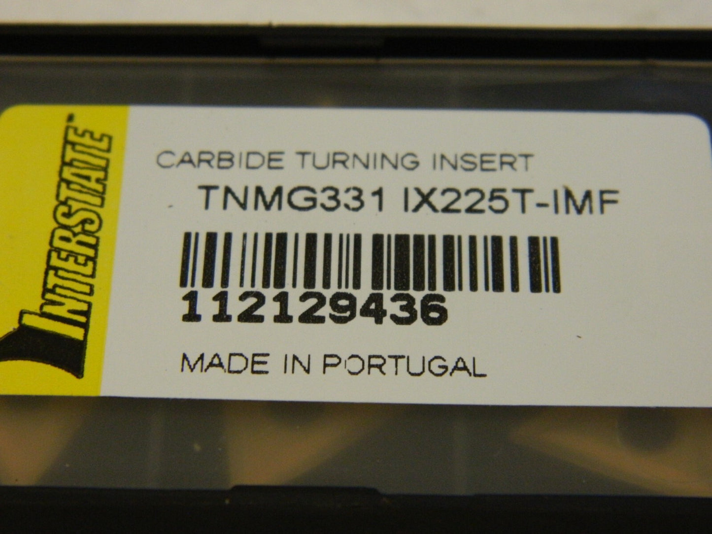 Interstate TNMG331 IMF Grade IX225T Carbide Turning Insert QTY 10 93614212
