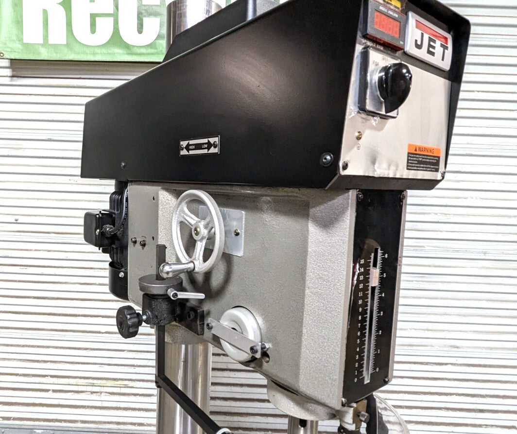 Jet Drill Press JDP-20-VS-1  FWD/REV  3MT  115 &amp; 230V  354230  Scratch &amp;