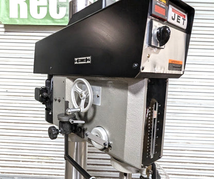 Jet Drill Press JDP-20-VS-1  FWD/REV  3MT  115 &amp; 230V  354230  Scratch &amp;