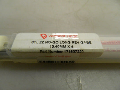 Vermont Gage NO/GO Gage .4061-.5100 in/10.32-12.95mm 4" Length 171507220