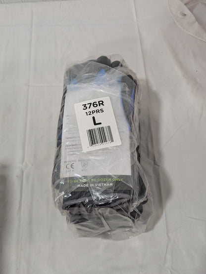 Showa Foam Nitrile Coated Gloves, 3/4 Dip Coverage, L, Qty 12 Pairs 376L-08