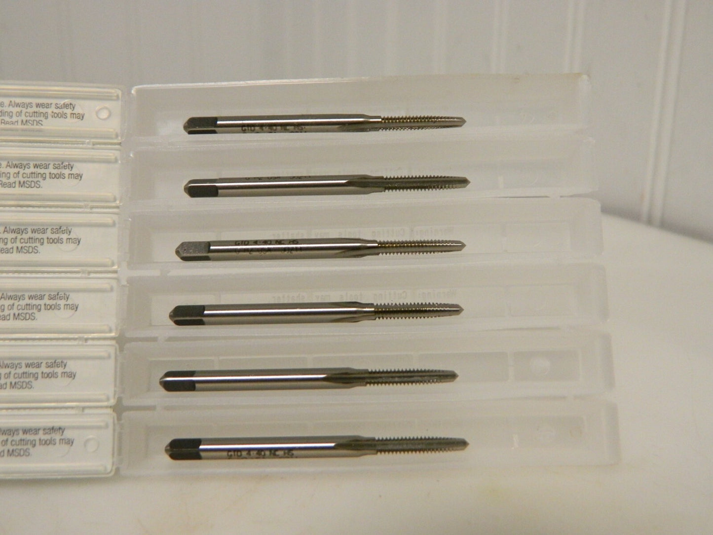 Widia GTD HSS Straight Flute Standard Hand Tap 1/4-20 UNC H3 4-FL Qty 6 3139335