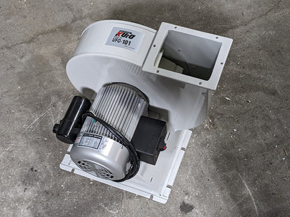 Kufo UFO-101 Portable Vertical Bag Dust Collector 1224 CFM Max 2 HP 220v 1 Ph