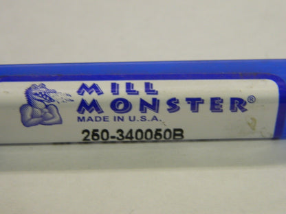 Mill Monster 1/8" X 1-1/2" 4FL Ballnose Carbide End Mill QTy 2  250-340050B